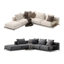 Corner sofa brera from poliform
